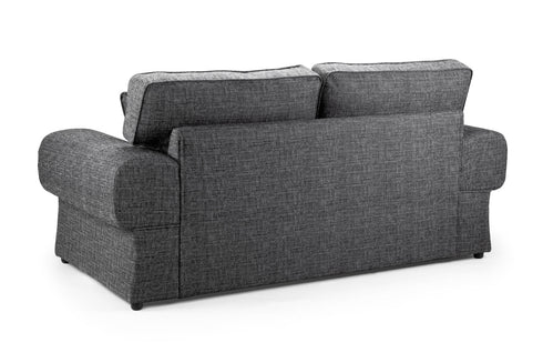 Gabriela Sofa Grey 3 Seater Back View